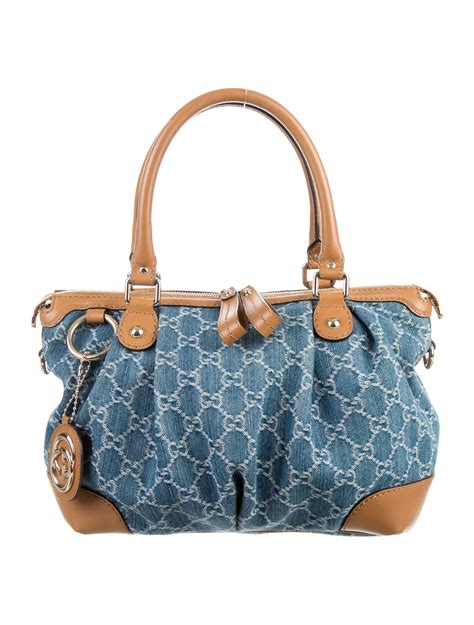 borsa gucci sukey denim|Gucci handbags.